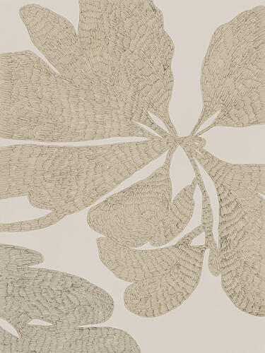 Textured Leaf Dance Art Print