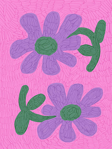 Blossoms in Pink Art Print