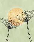 Golden Sun Flowers Modern Print
