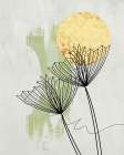 Golden Sun Flowers Modern Print