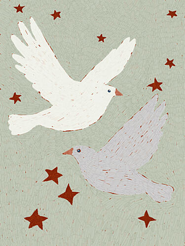 Celestial Flight Art Print