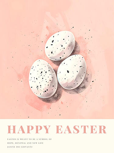 Speckled Trio Art Print