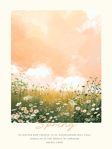 Wildflower Serenity Art Print