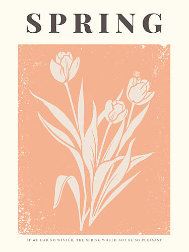 Tulip Blossom Delight Art Print