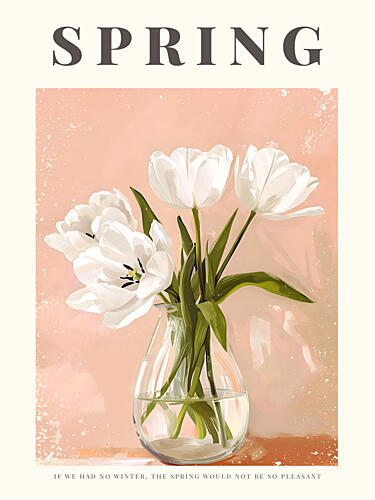 Tulip Serenity Art Print
