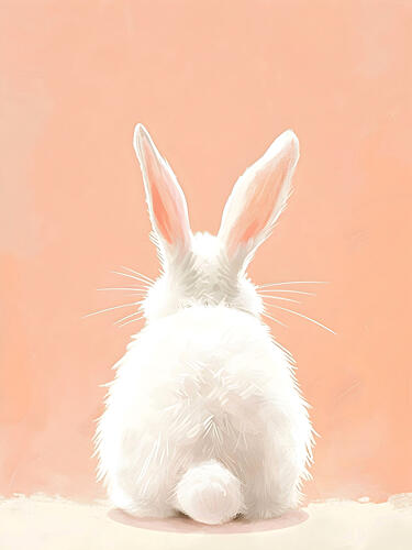Fluffy Serenity Art Print