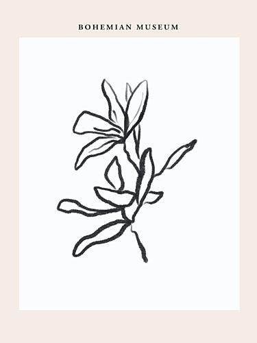 Delicate Linework Art Print