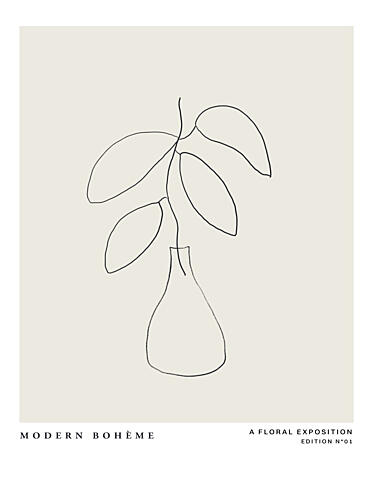 Minimalist Bloom Art Print