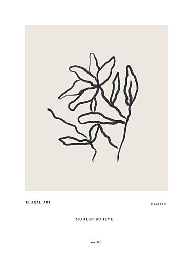 Abstract Blossom Art Print