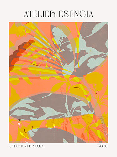 Vibrant Foliage Fusion Art Print