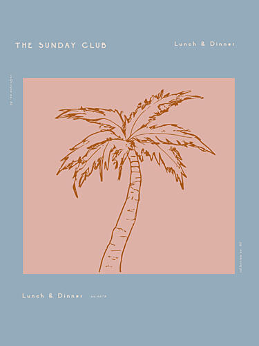 Pastel Palm Delight Art Print