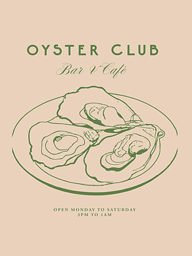 Oyster Plate Design Art Print