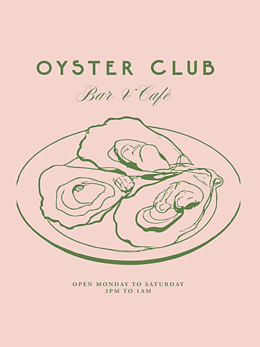 Elegant Oyster Plate Art Print