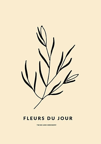 Simple Floral Elegance Art Print