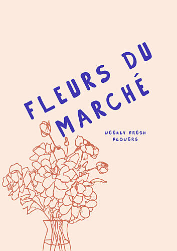 Market Blossoms Art Print