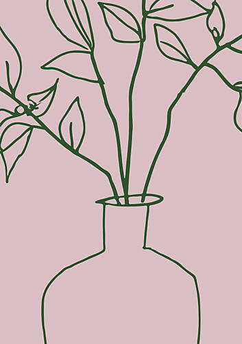 Minimalist Flora Art Print
