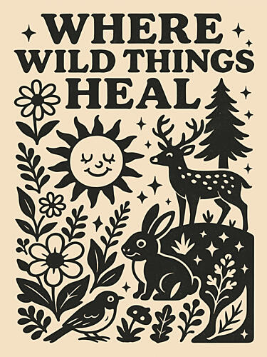 Wild Harmony Retreat Art Print