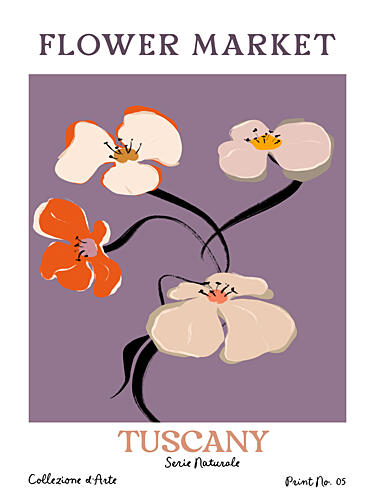 Tuscany Blooms Art Print