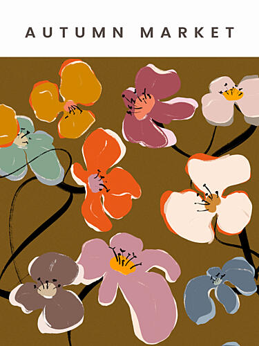 Petals of Autumn Art Print