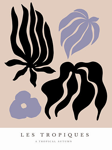 Abstract Tropics Art Print