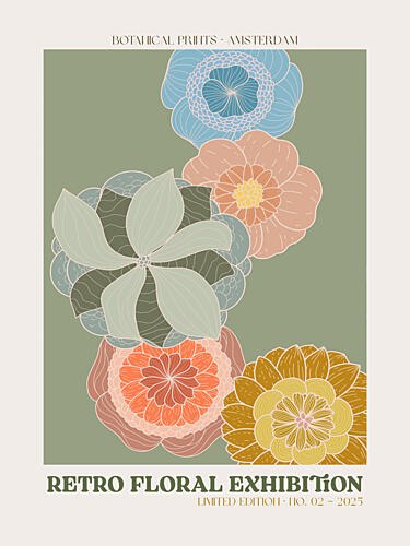 Vintage Blossoms Art Print