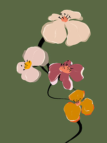 Blossoms in Bloom Art Print
