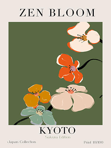 Floral Harmony Art Print