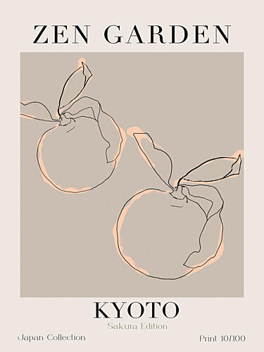 Serene Oranges Art Print