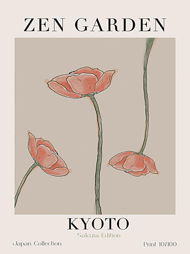 Serene Blossoms Art Print