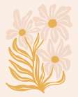 Golden Daisies Bloom Art Print
