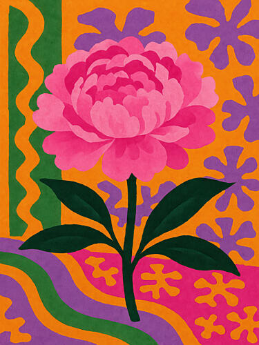 Floral Symphony Art Print