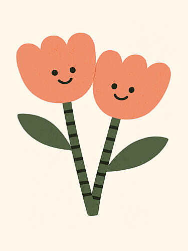 Smiling Blooms Art Print