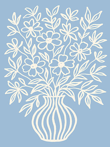 Floral Serenity Art Print