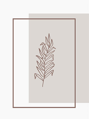 Leaf Silhouette Art Print