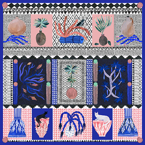 Bohemian Folk Patterns Art Print by Paulina Varregn