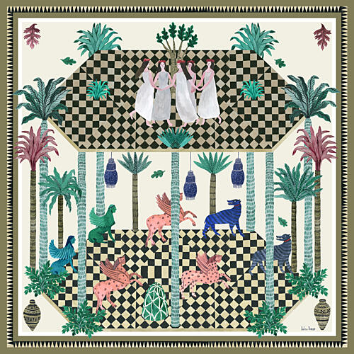 Dancing Muses Art Print by Paulina Varregn