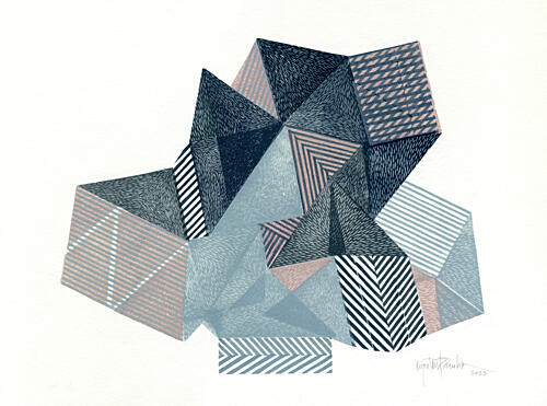 Modern Geometric Shapes Geometric Print