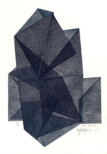 Abstract Geometric Shapes Art Print by Paulina Varregn