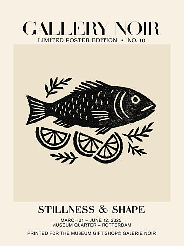 Fish and Citrus Art Print