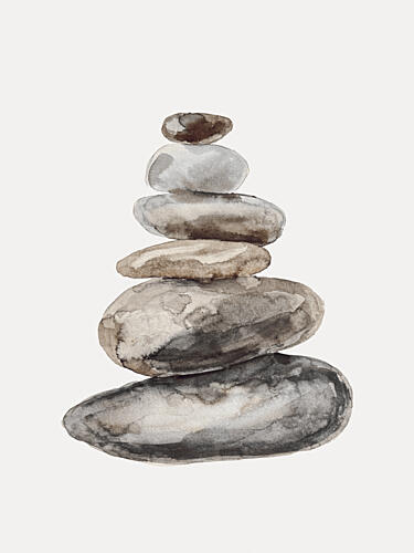 Stone Serenity Art Print