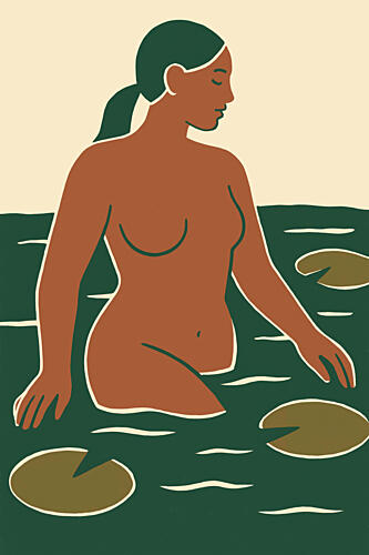 Lilybath Art Print