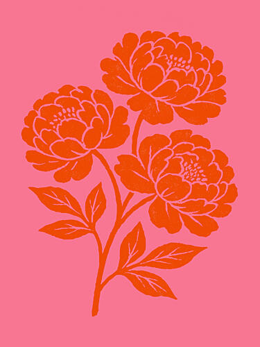 Blooming Trio Art Print