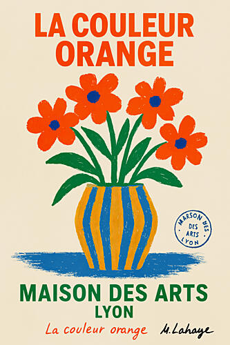 Lacouleurorange Art Print