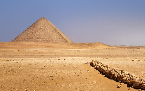 Egyptian Pyramid Desert Art Print