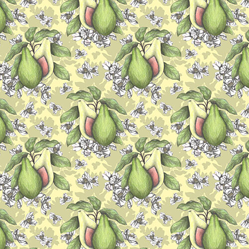Fresh Pear Blossoms Art Print