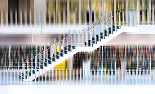 Modern Architectural Staircase Art Print by Stephan Ruckert