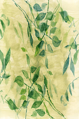 Gentle Botanical Flow Art Print