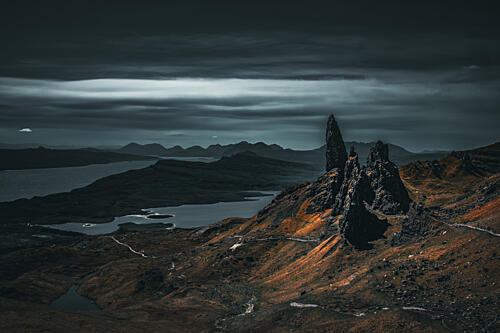 Dramatic Skye Landscape Art Print