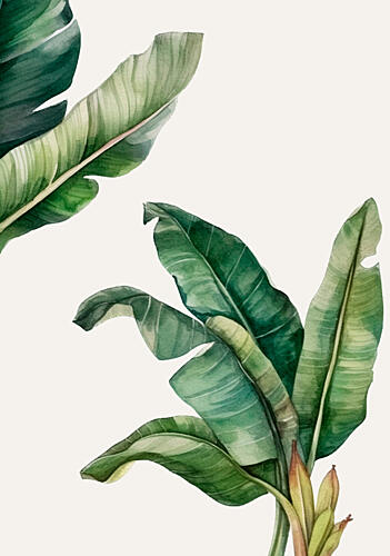 Green Leaves Art Print