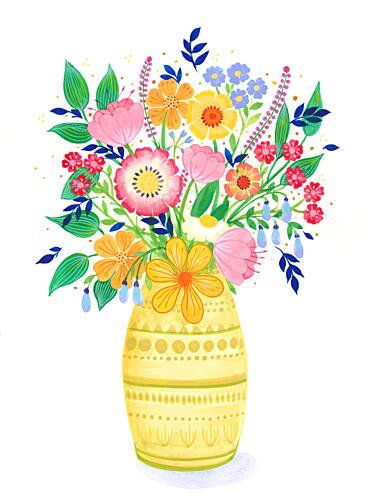 Flower Bouquet Art Print